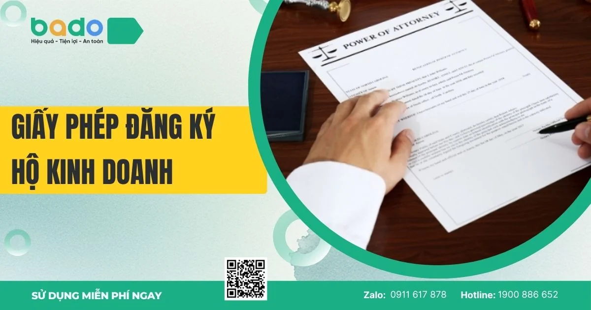Giấy Phép Đăng Ký Hộ Kinh Doanh